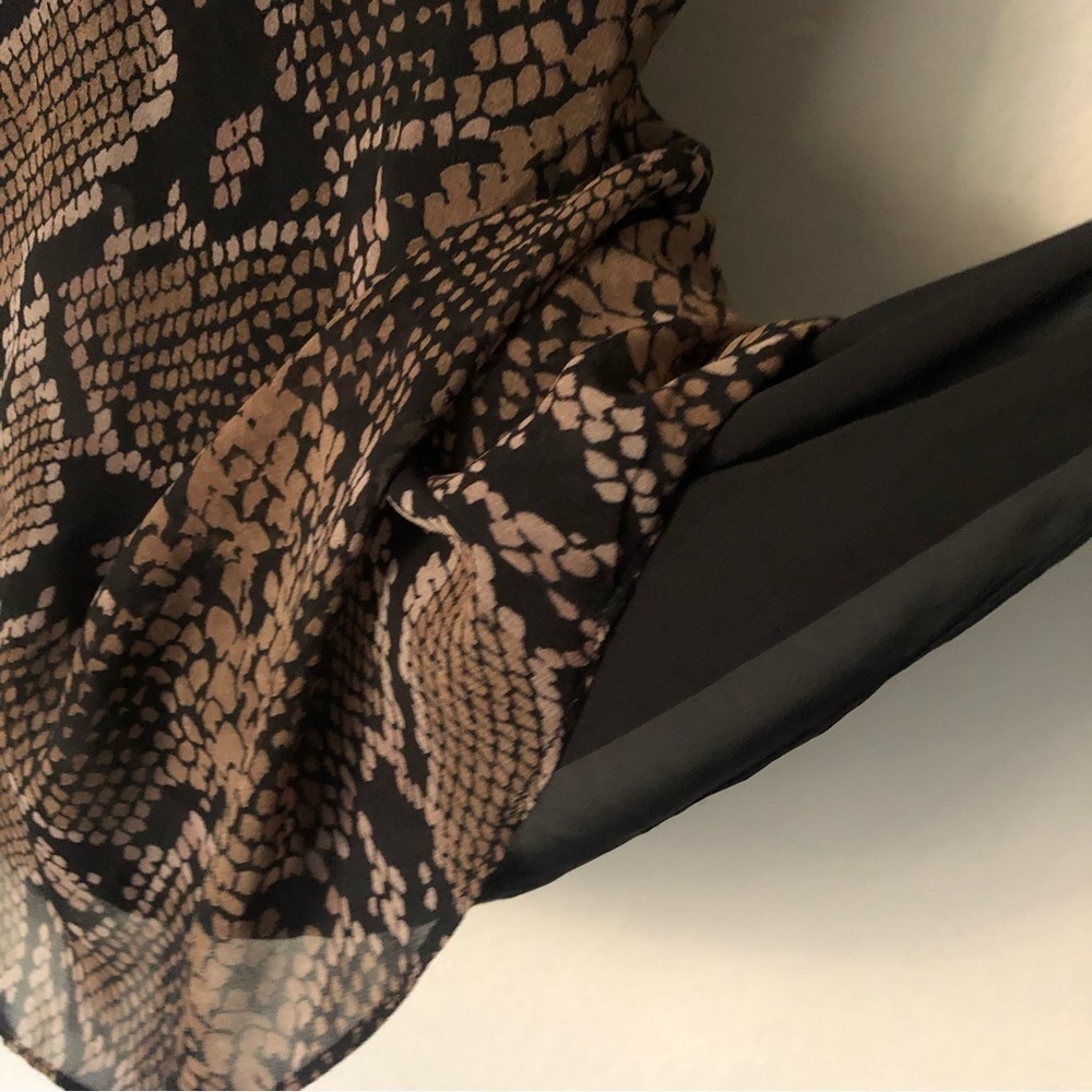 Zara Snake Animal Print Cami in Brown Size Small NWT - Picture 10 of 10